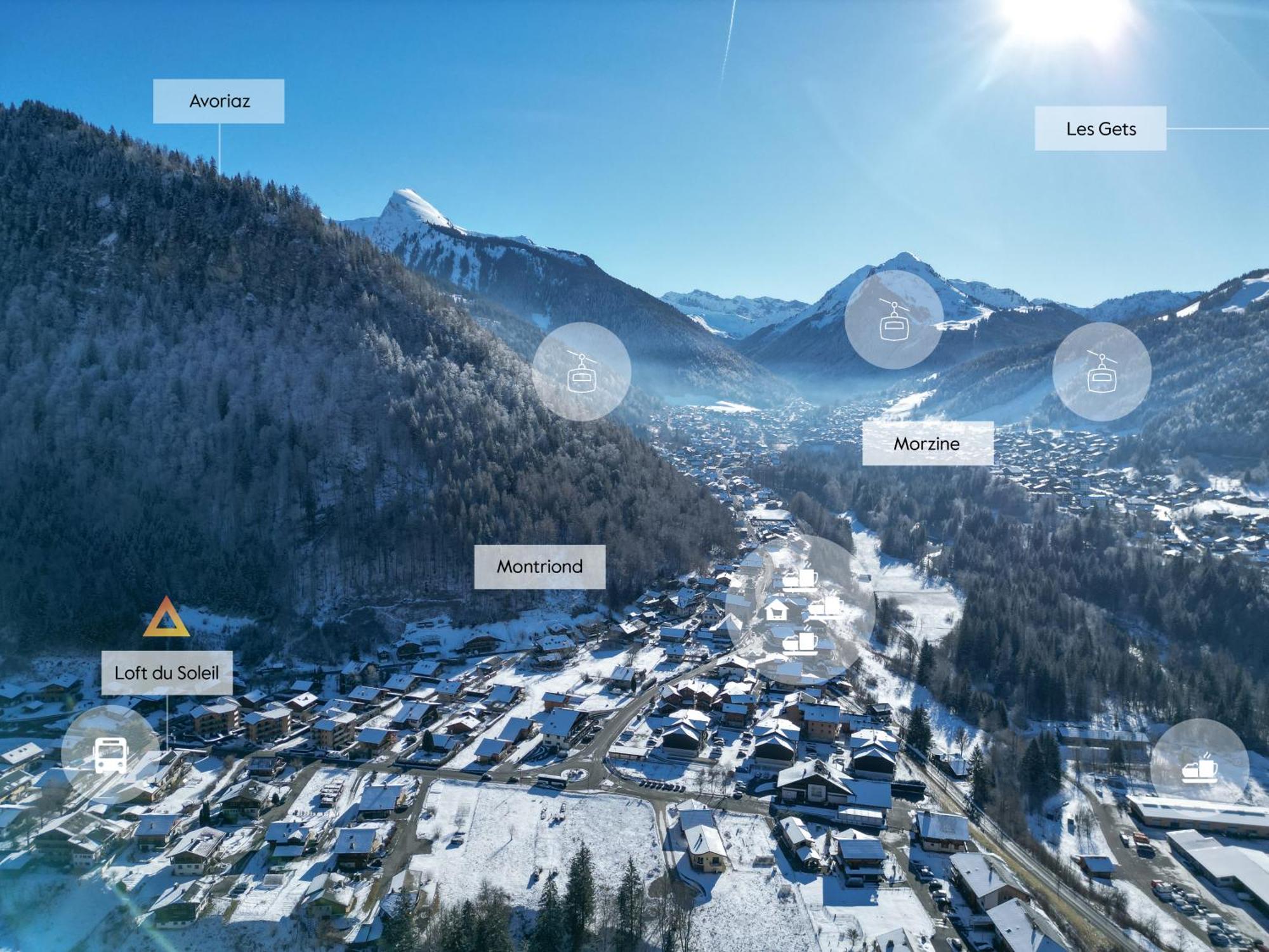 Roof Top Moutain View Direct Access Morzine Avoriaz Монрьон Экстерьер фото